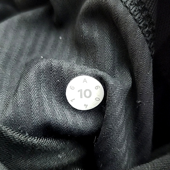 Lululemon Black Dance Studio Crop II Pants Unlined Lightweight Stretch Size 10 - Picture 6 of 12